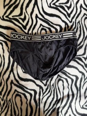 Jockey Black Men’s Briefs with Branded Waistband